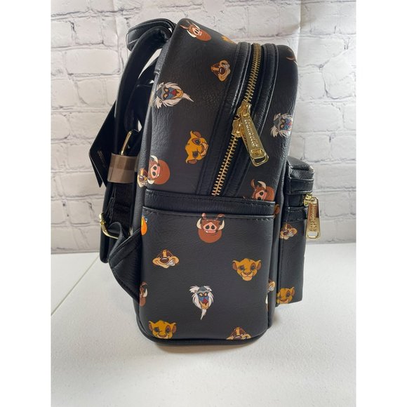 Loungefly Disney NWT The Lion King Black Mini Backpack RARE - Picture 9 of 12